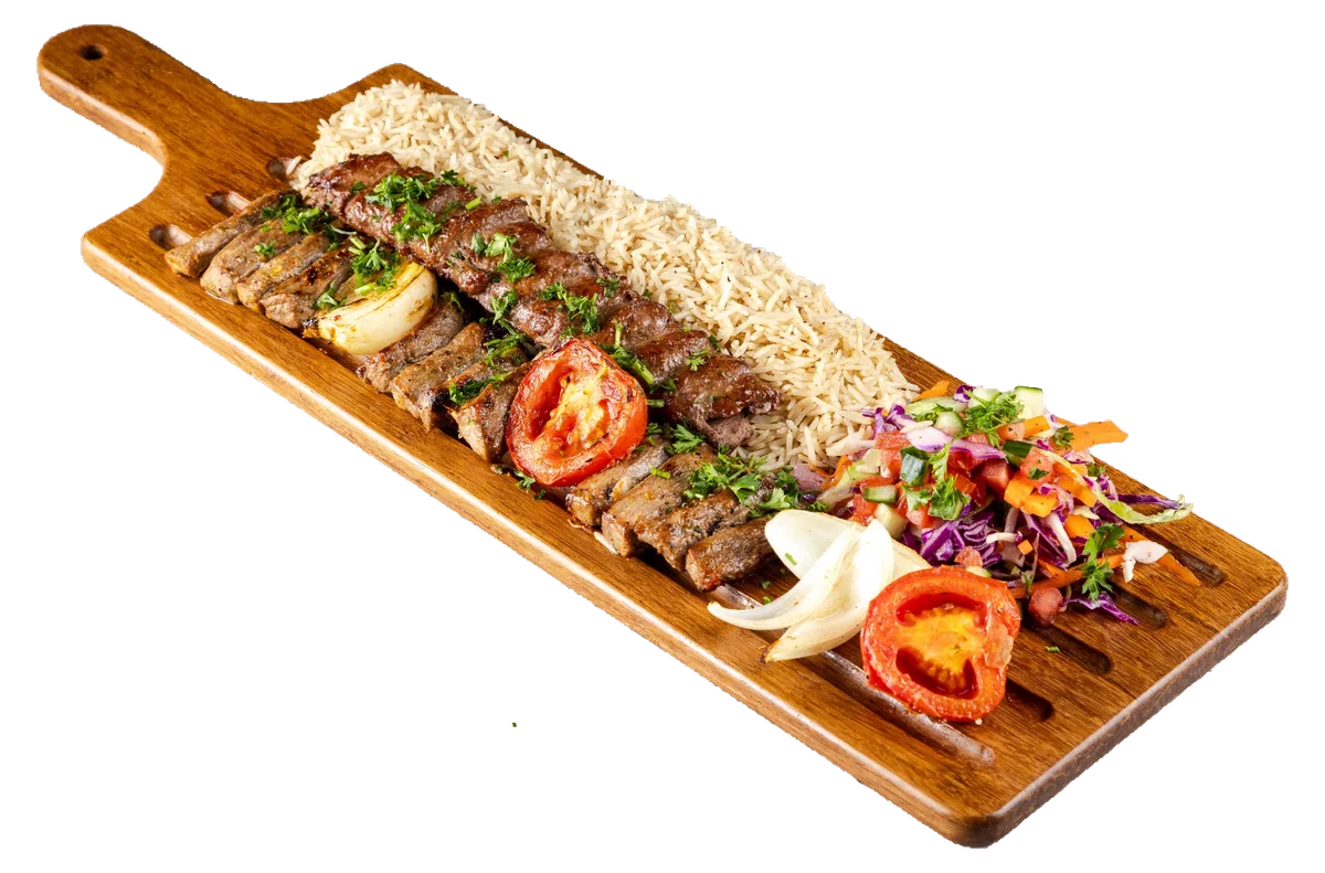 Kandahar Kabab, signature Afghan grilled kabab meal