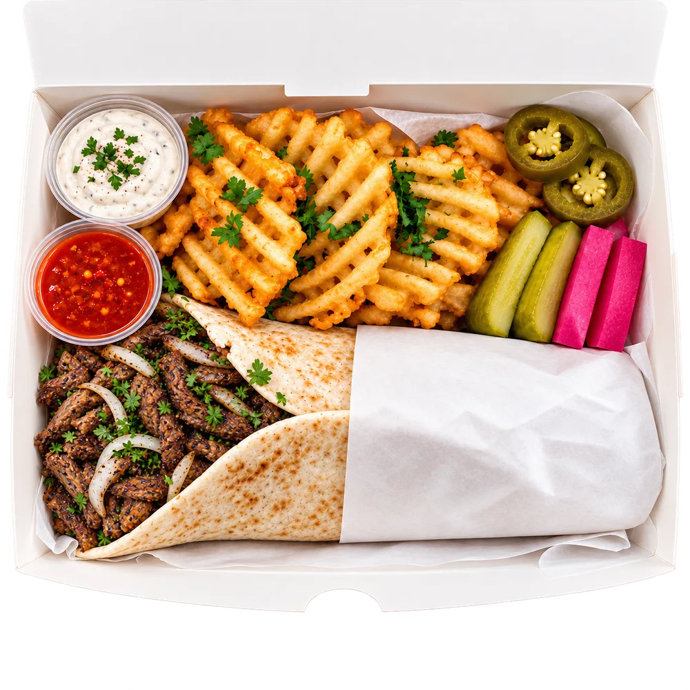 KK Beef Shawarma Box