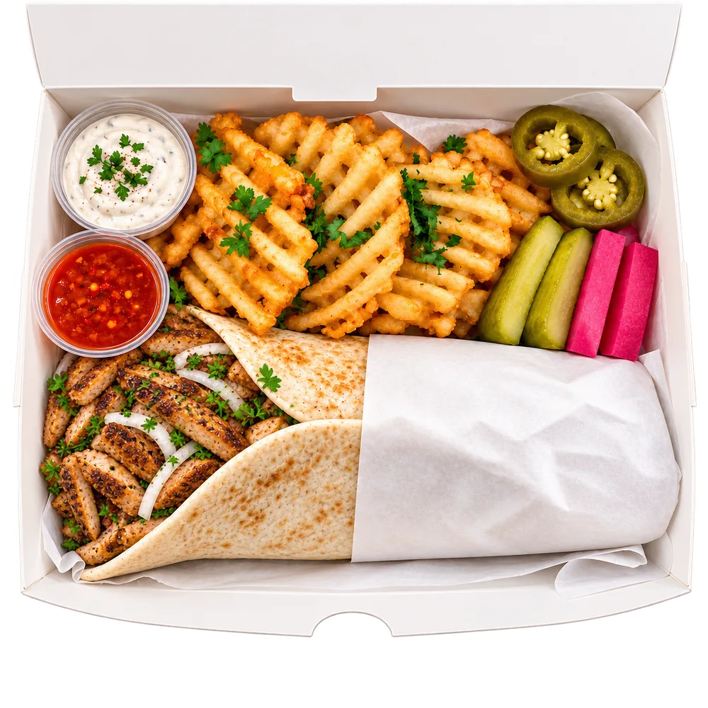 KK Chicken Shawarma Box